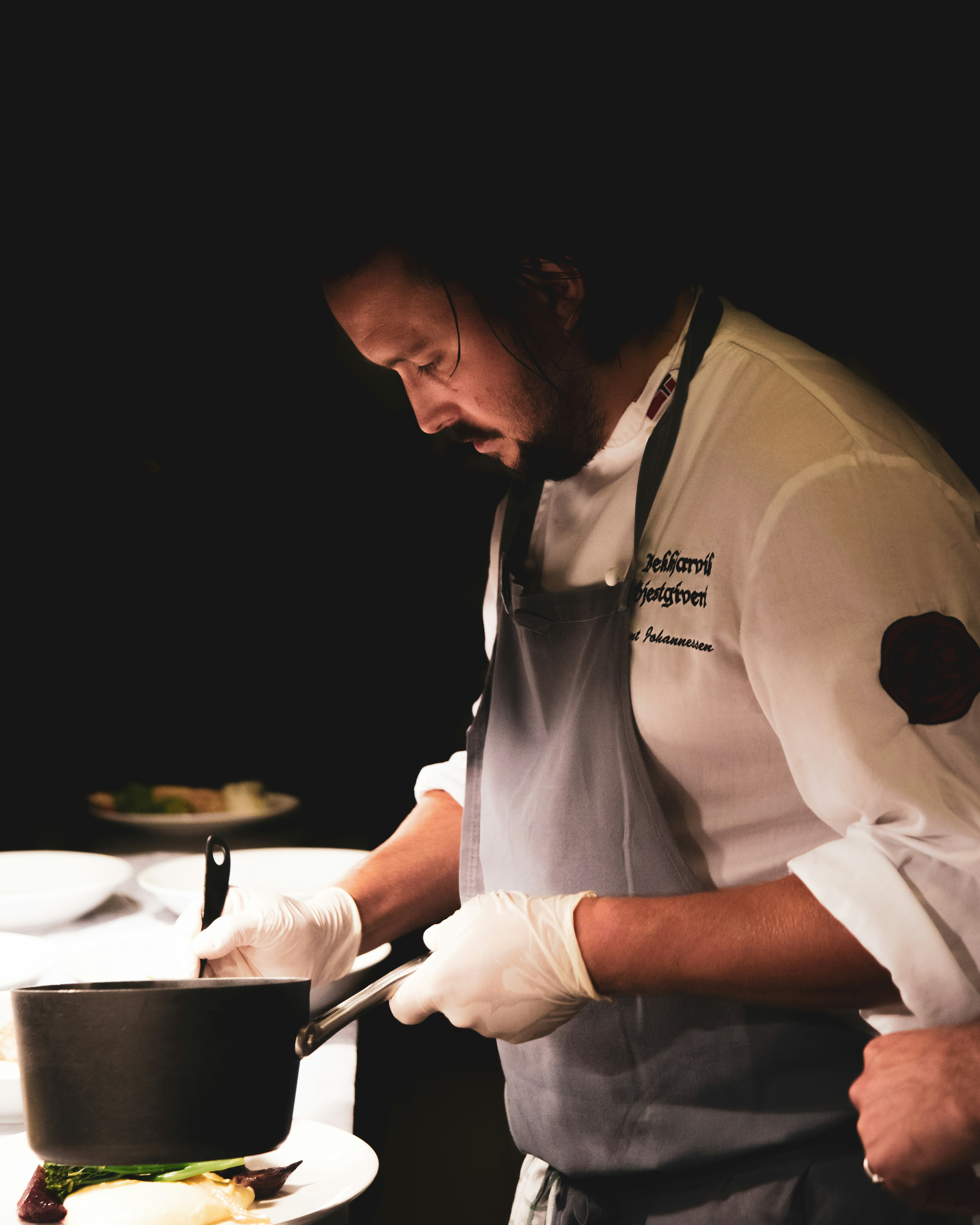 Plat gastronomique du chef Sorin Bocanella au Restaurant Nord